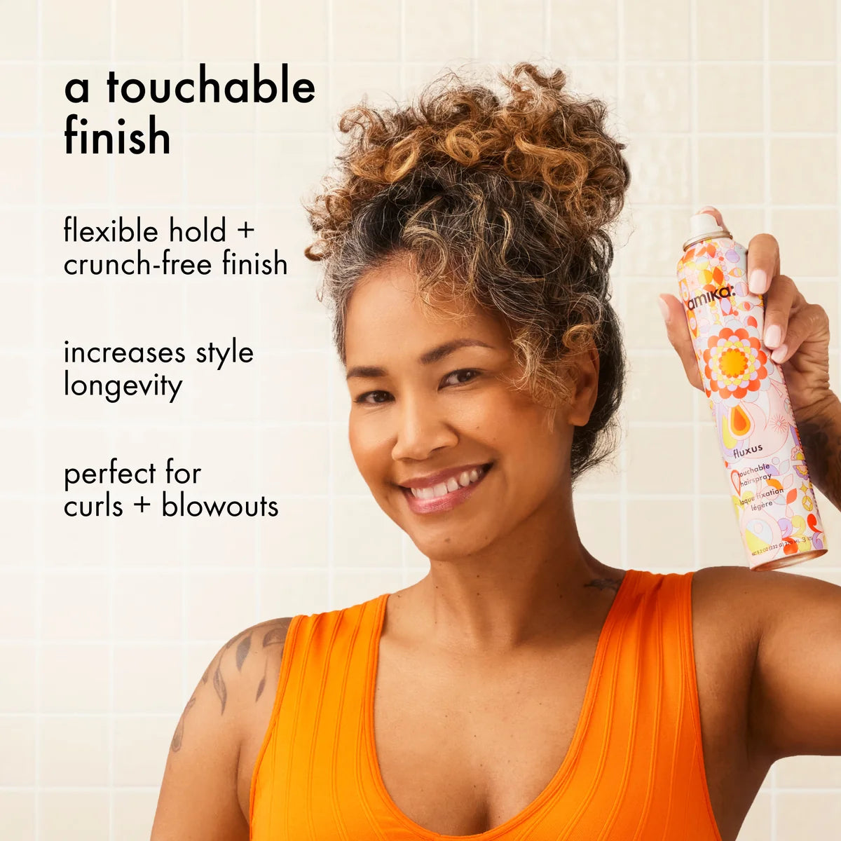 Amika Fluxus Touchable Hairspray 270ml