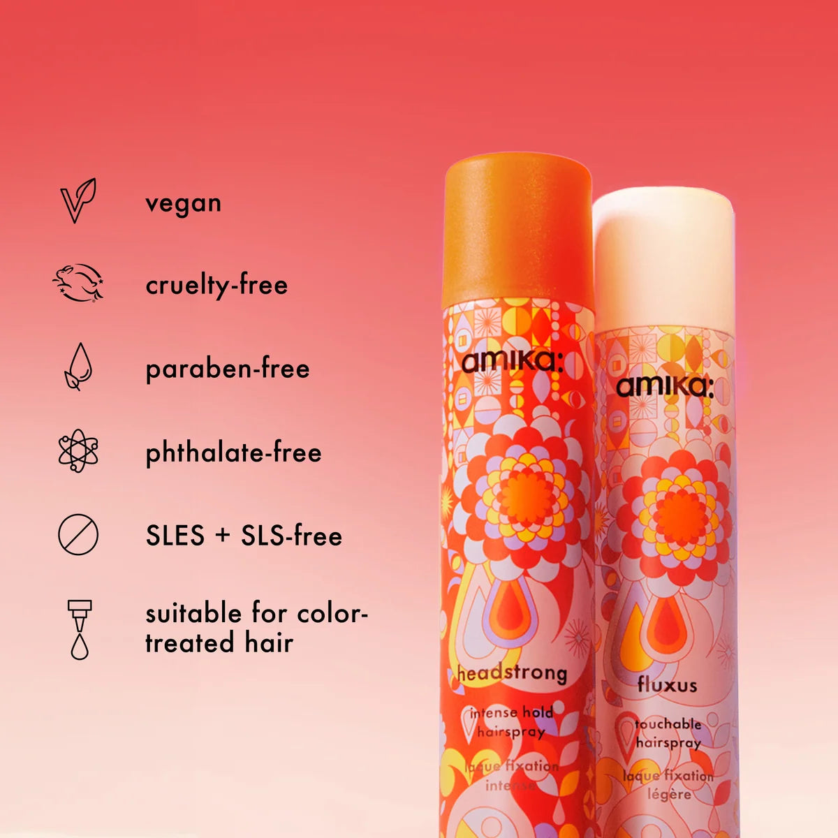 Amika Headstrong Intense Hold Hairspray 269ml